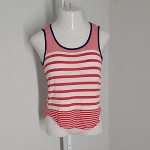 Sweet Wanderer Red, White, Blue Tank Top Shirt ~ Sz M ~ Sleeveless